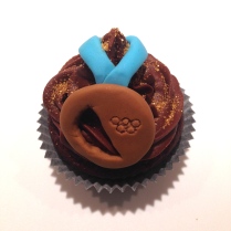 Bronze Medal Cupcake